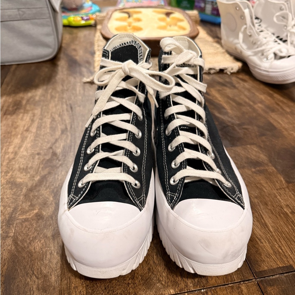 Black and White Chunky Converse Mens Size 10 Style # A00870C Excellent Condition - Picture 9 of 11